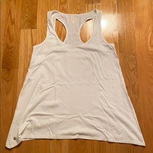 Lilly Pulitzer White Cotton Monterey Tank S New